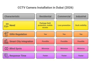 CCTV Camera Installation in Dubai